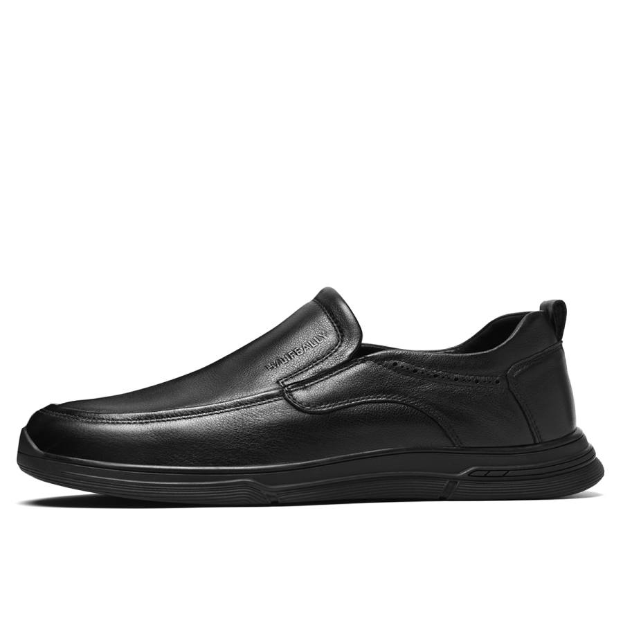 HLA Casual Leather Shoes Men's Black