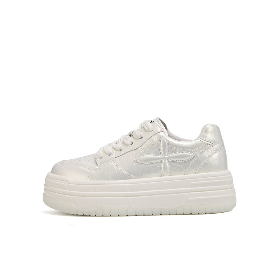 RITAI Low top Skateboard Shoes Women's Silver