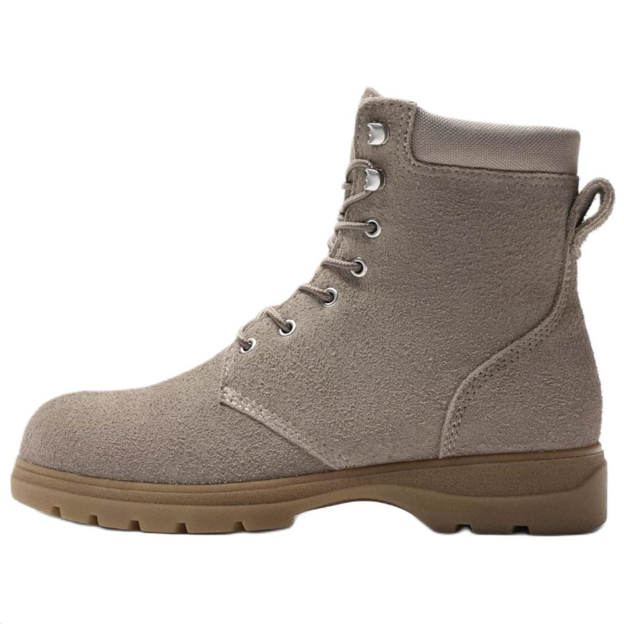 ZARA ZARA Short Combat Boots Men's Beige
