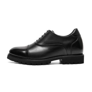 He Jinchang Cow Leather Casual Shoes Men's Black