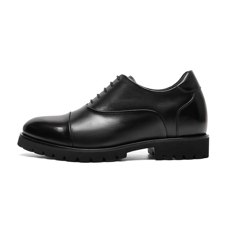 He Jinchang Cow Leather Casual Shoes Men's Black
