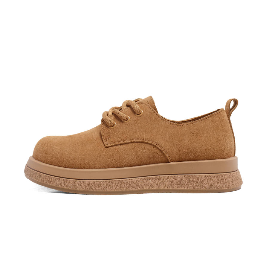 BOJUEMAO Cow Suede Casual Shoes Women's