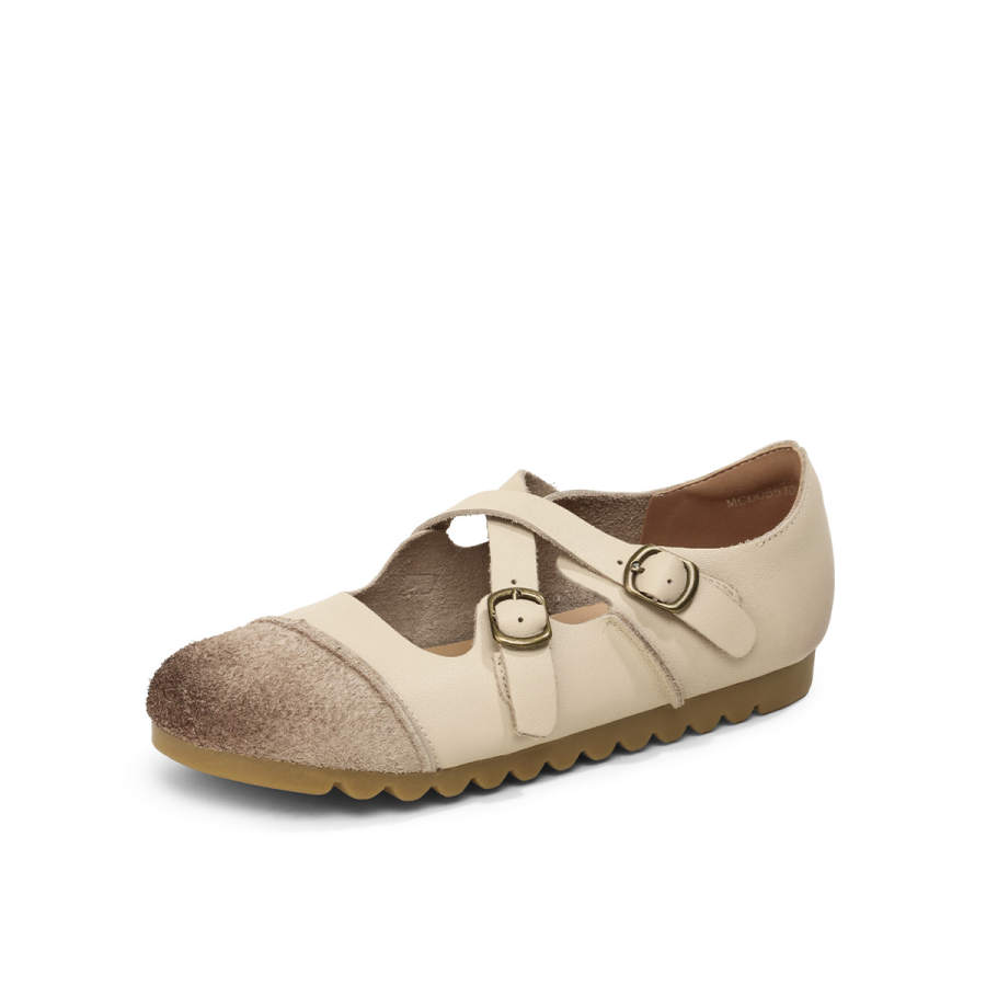 OCCAMAN Cow Leather Mary Jane Shoes Women's