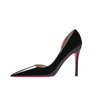 LUKECSION Slim Heel High Heels Women's Black