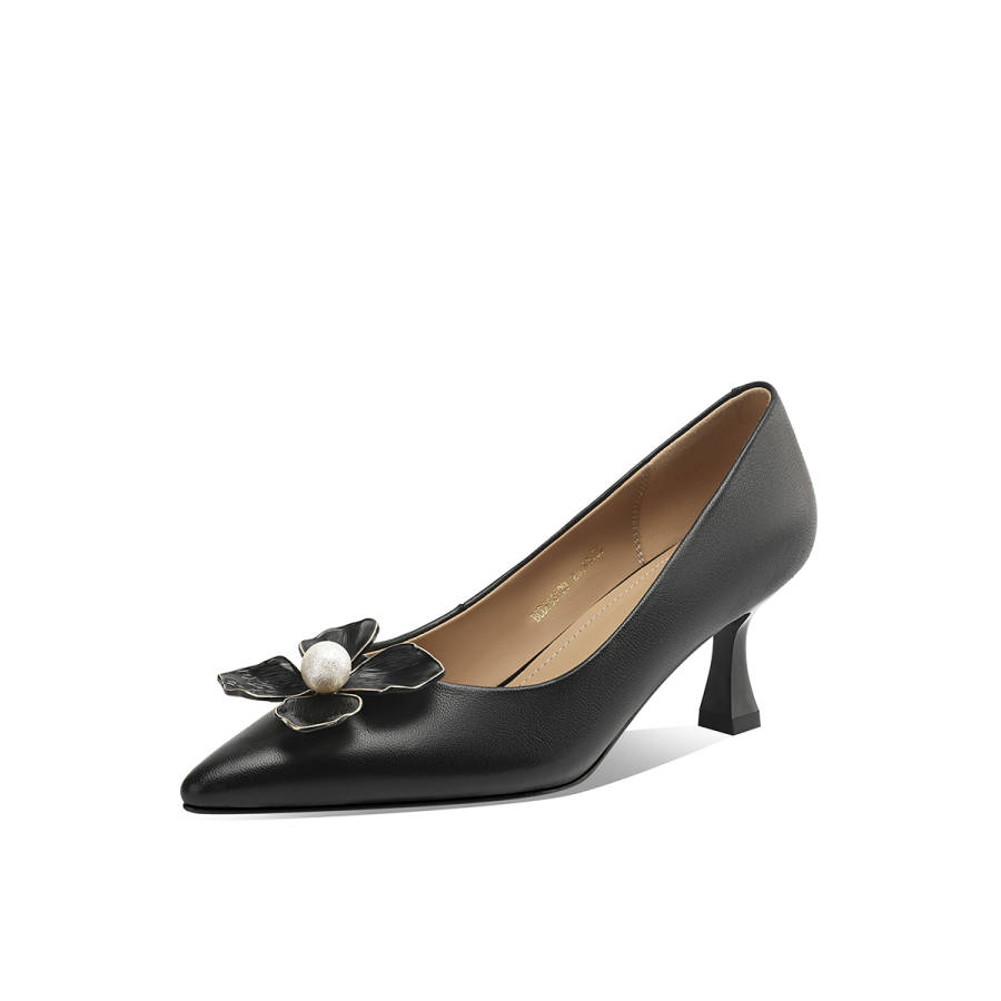 BOERDIQI High Heels Women's Black/Ecru