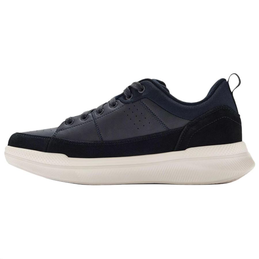 Clarks Burford Lace Pu Low top Casual Shoes Men's Marine Blue