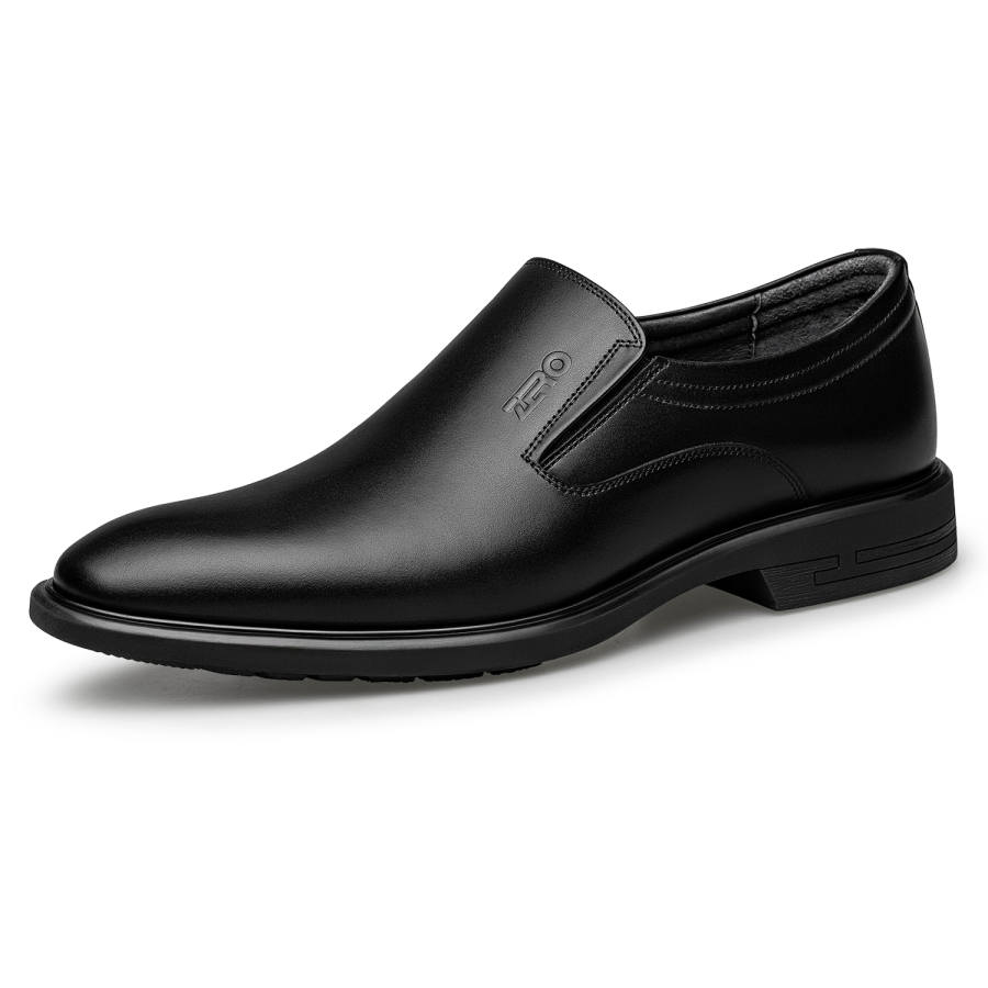 ZRO Casual Leather Shoes Men's Black