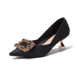 Qiandongmeili Slim Heel High Heels 5CM Women's