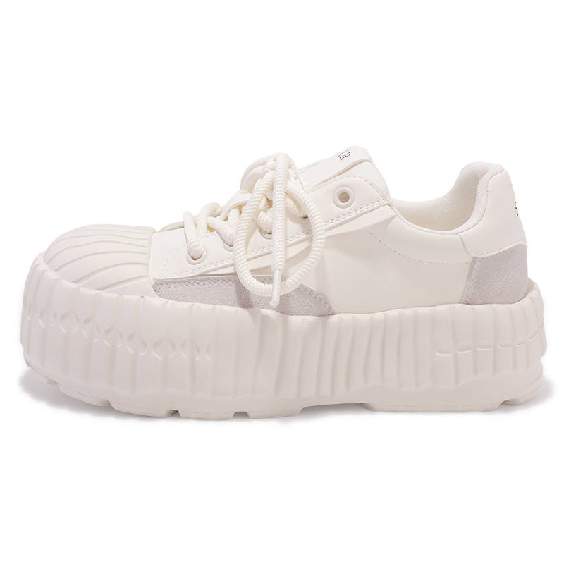 ZHANGXIAOJIE Abrasion Resistant Abrasion Resistant Low top Casual Shoes Women's Beige Gray