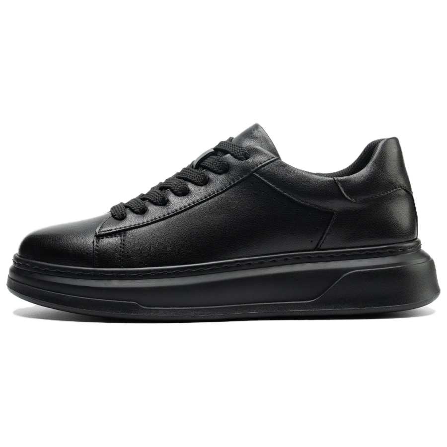 DENIERSEN Cow Leather Low top Skateboard Shoes Men's