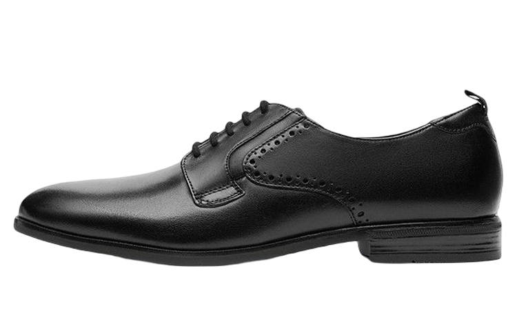 Clarks Leather Casual Shoes Men's Black