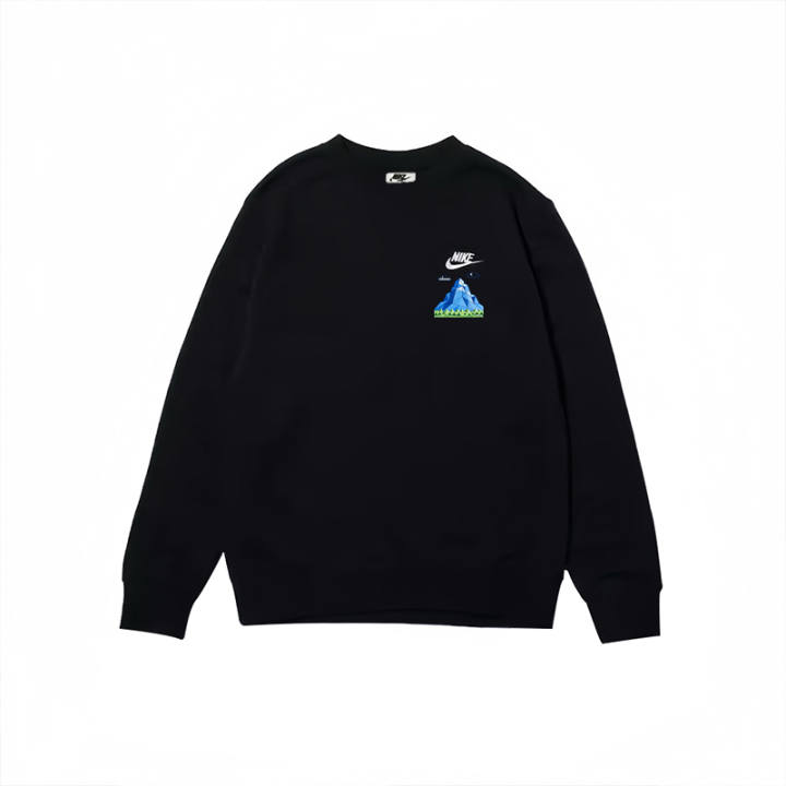 Nike Nike Sweatshirts Men's Black Crew Neck Moderate Regular
