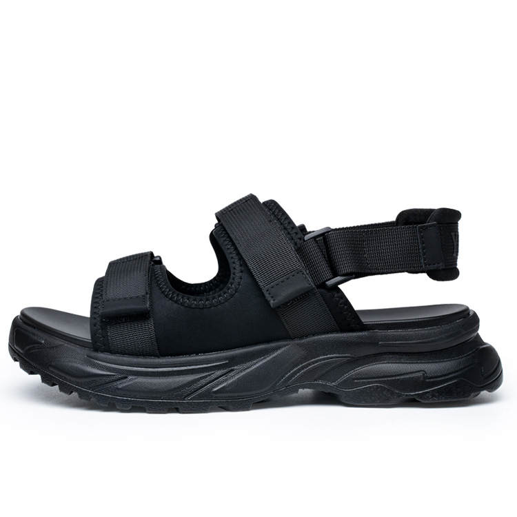 YEDANI YEDANI Fabric Beach Sandals Men's Black