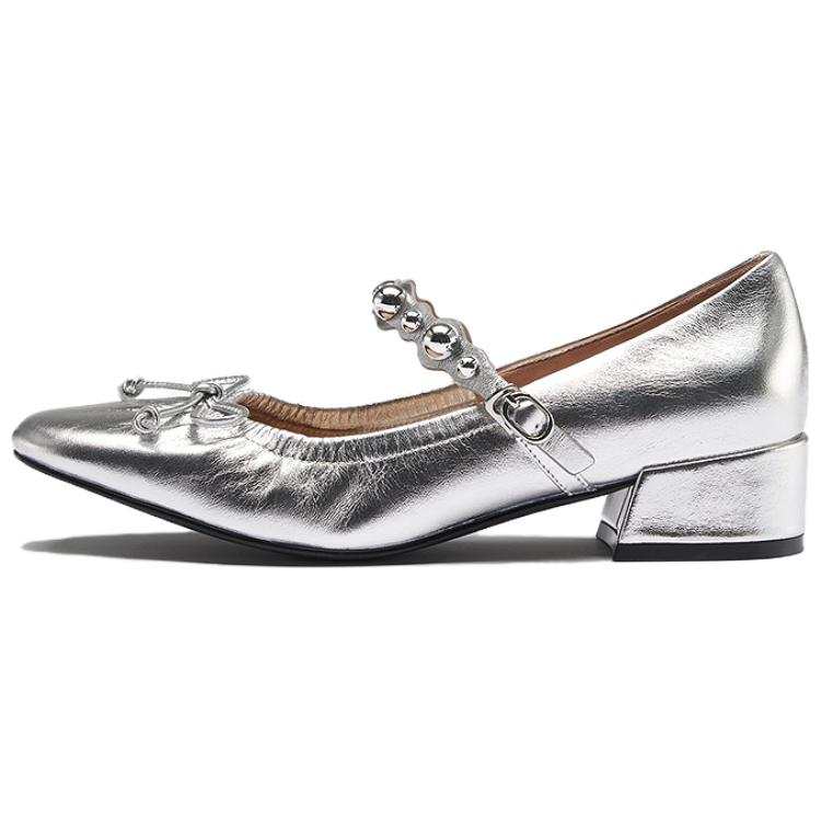 Le Saunda Cow Leather Mary Jane Shoes Women's