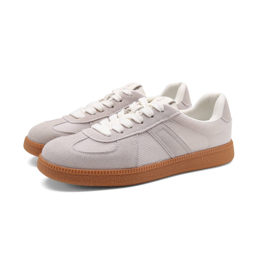 FOXER Abrasion Resistant Lightweight Wear resistant And Lightweight Low top Casual Shoes Women's Beige/Gray