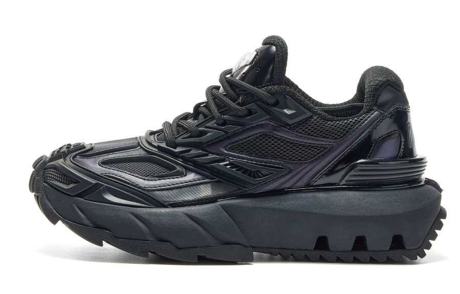 OGR Antelope Collection Low top Chunky Sneakers Unisex Black Warrior