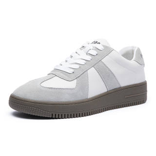 JUMP&FISH Cow Split Leather Cushioning Breathable Low top Skateboard Shoes Men's