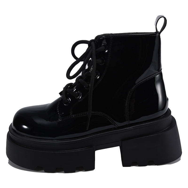 CZRSK Short Combat Boots 5cm Women's Black