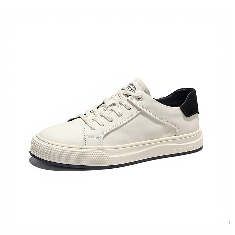 Hautton Jeans Low top Skateboard Shoes Men's Black Gray