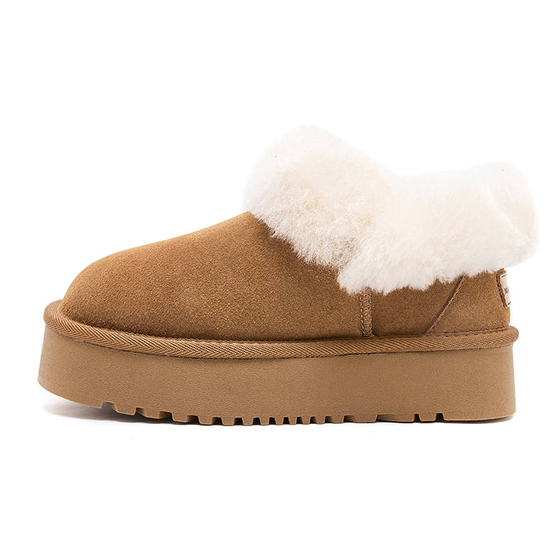 MALEMONKEY Thermal Abrasion Resistant Height Increasing Thermal Abrasion Resistant Height Increasing Short Snow Boots