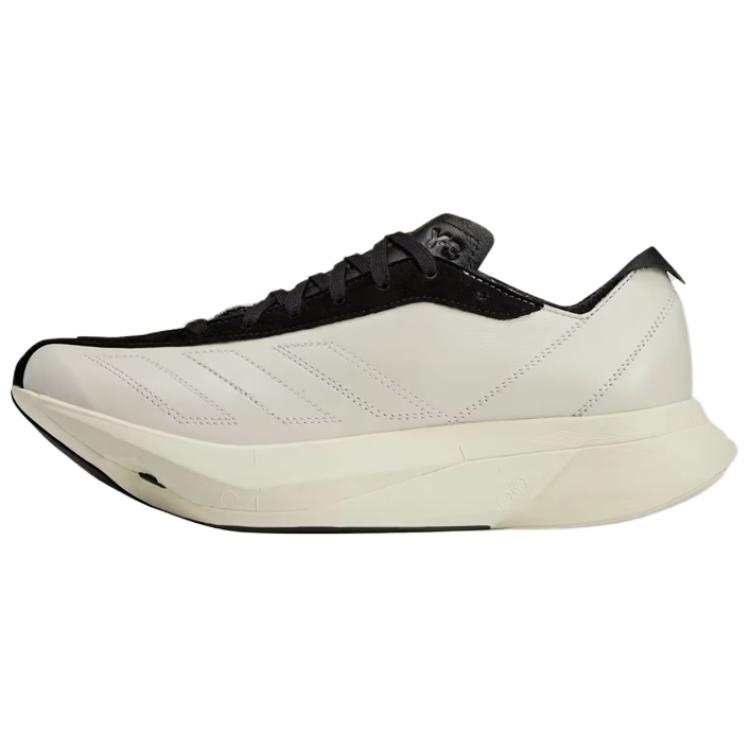 Y-3 Y 3 ADIOS PRO 3.0 Leather Low top Running Shoes Unisex White Black