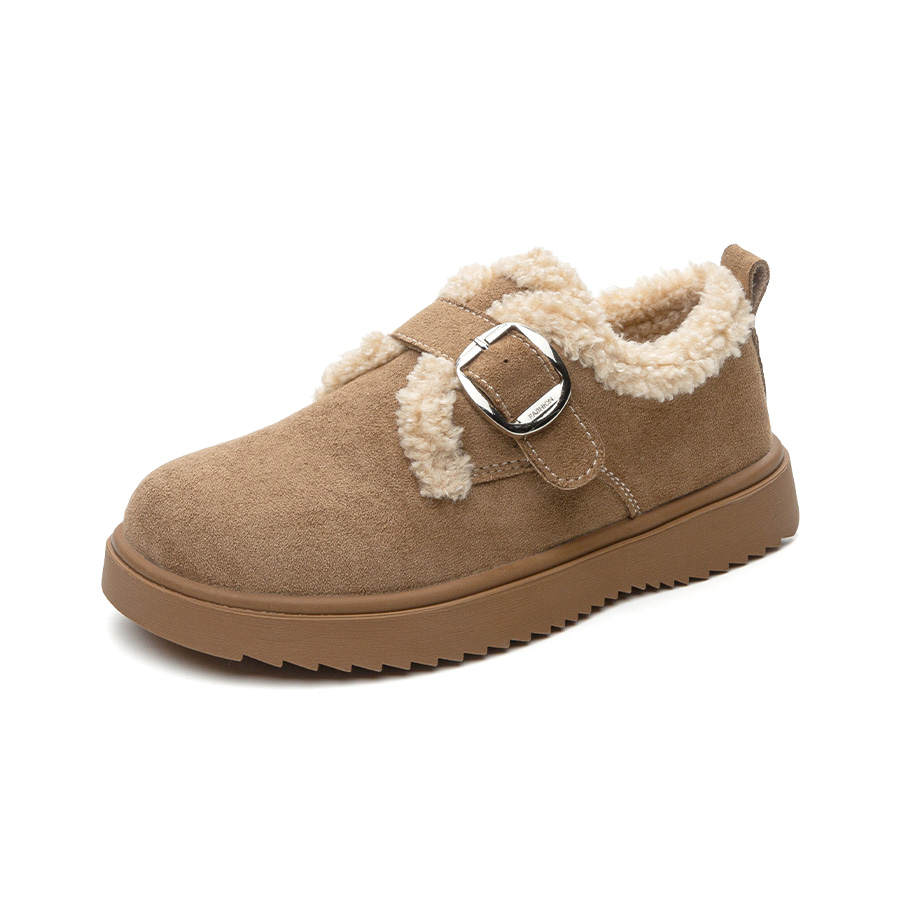 Medd Fleece Lined, Thermal Versatile, Fleece Lined Insulated Shoes Fully Enclosed Birkenstock Style Shoes Casual Shoes