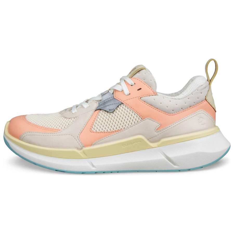 Ecco Biom 2.2 Slip Resistant Abrasion Resistant Low top Casual Shoes Women's Beige Pink