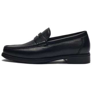 BIYINLEIFEN Leather Loafers Men's Black
