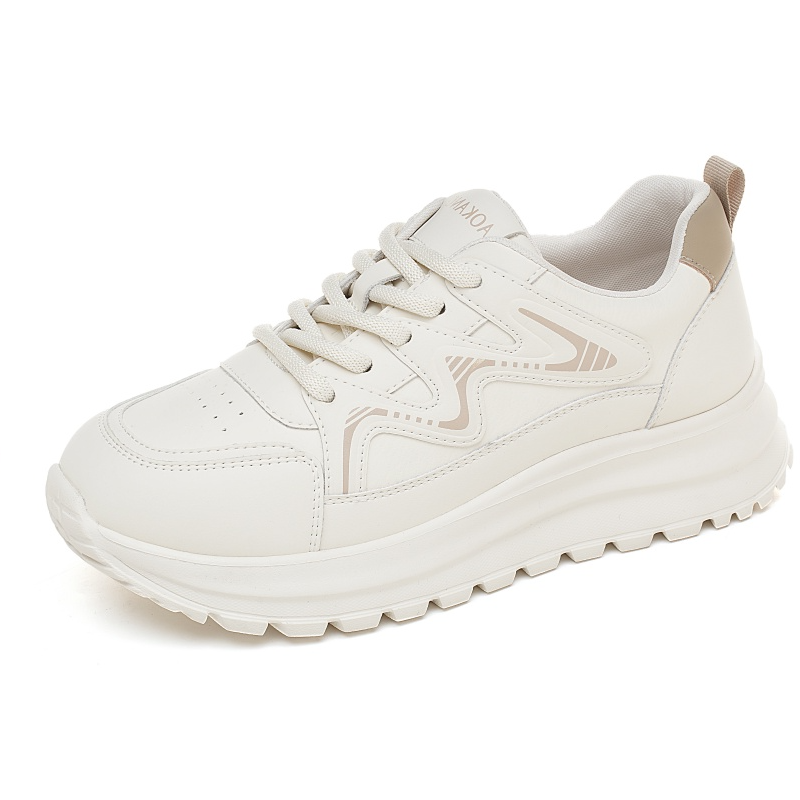 AOKANG Low top Chunky Sneakers Women's Ecru