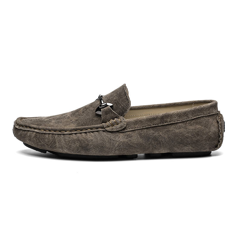 GONGNIUMEILI Men's Casual Shoes Men's Low Top Khaki/Black/Gray