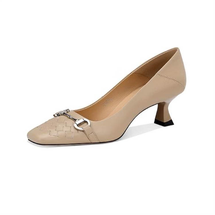 JESSICA SOPHIA Sheepskin High Heels 5CM Women's