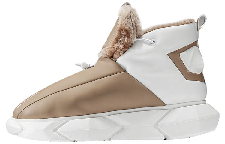 NORVINCY Thermal Height Increasing Thermal Height Increasing Ankle Length Snow Boots Unisex Khaki