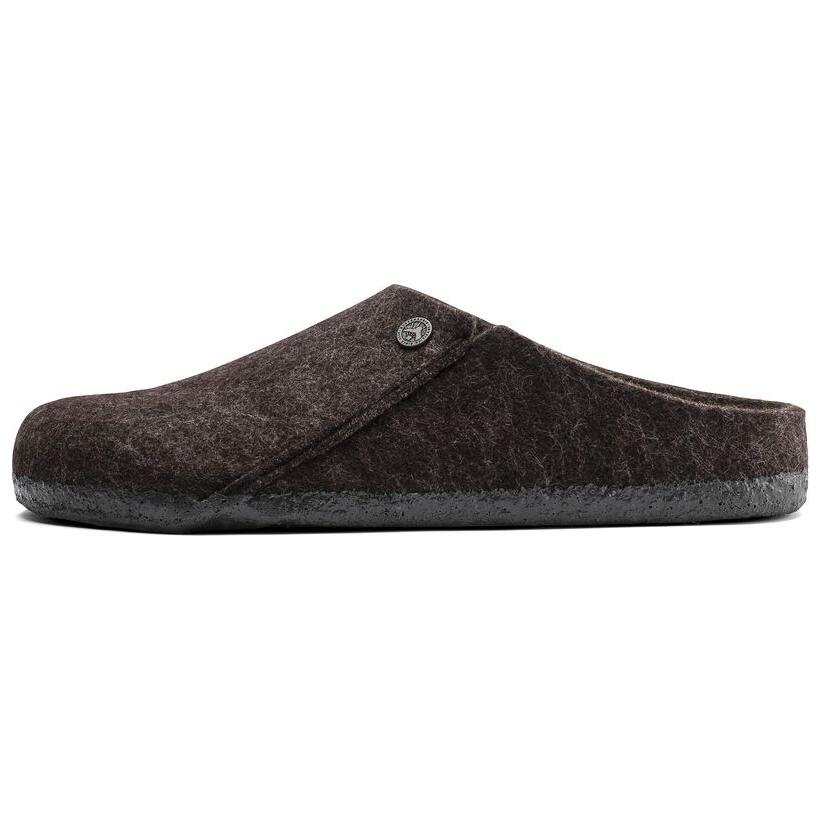 Birkenstock Zermatt Slip Resistant Slip Resistant Closed Toe Slippers Unisex Dark Brown Regular