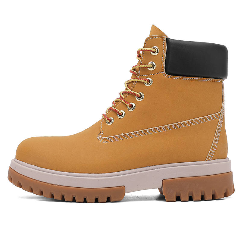 DUNNU DUNNU Crew Combat Boots Men's Gold