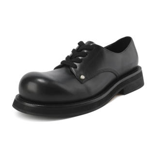 TAICHIISM Top Grain Cow Leather Fashion Low top Casual Shoes Unisex Black