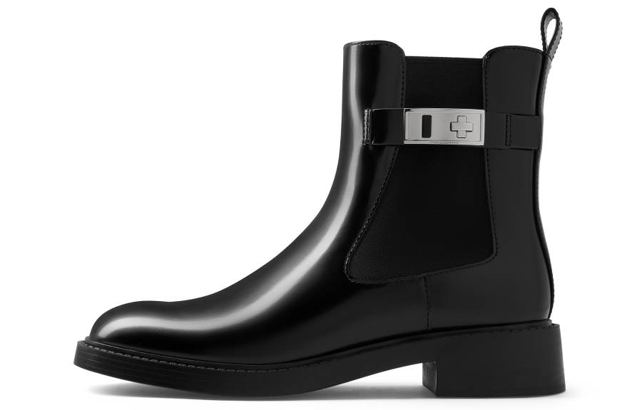 CHARLES&KEITH Small Ck Pu Chelsea Boots 3.6cm Women's