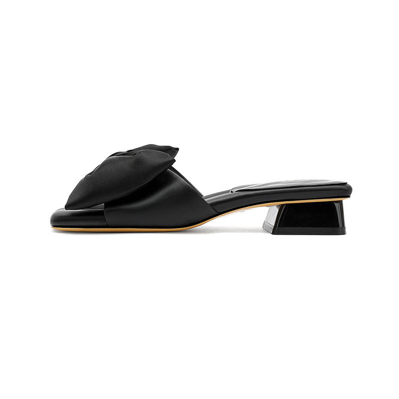 HARSON HARSON Slide Slippers Women's Black/Ecru