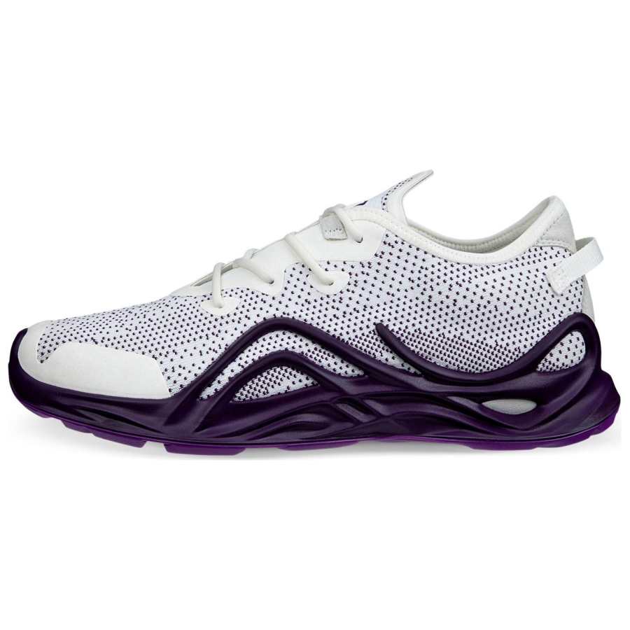 Ecco BIOM INFINITE Slip Resistant Low top Casual Shoes Women's White Purple