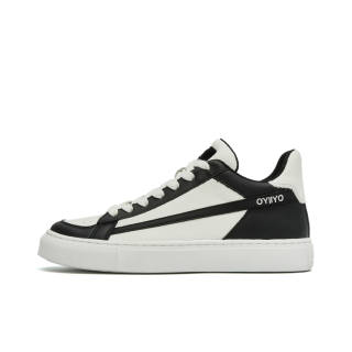 AOXIANG Top Grain Cow Leather Breathable Mid top Skateboard Shoes Men's