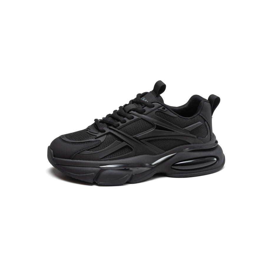 AOKANG Height Increasing Low top Chunky Sneakers Men's Black