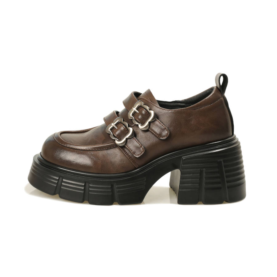 BOJUEMAO Cow Split Leather Casual Shoes Women's