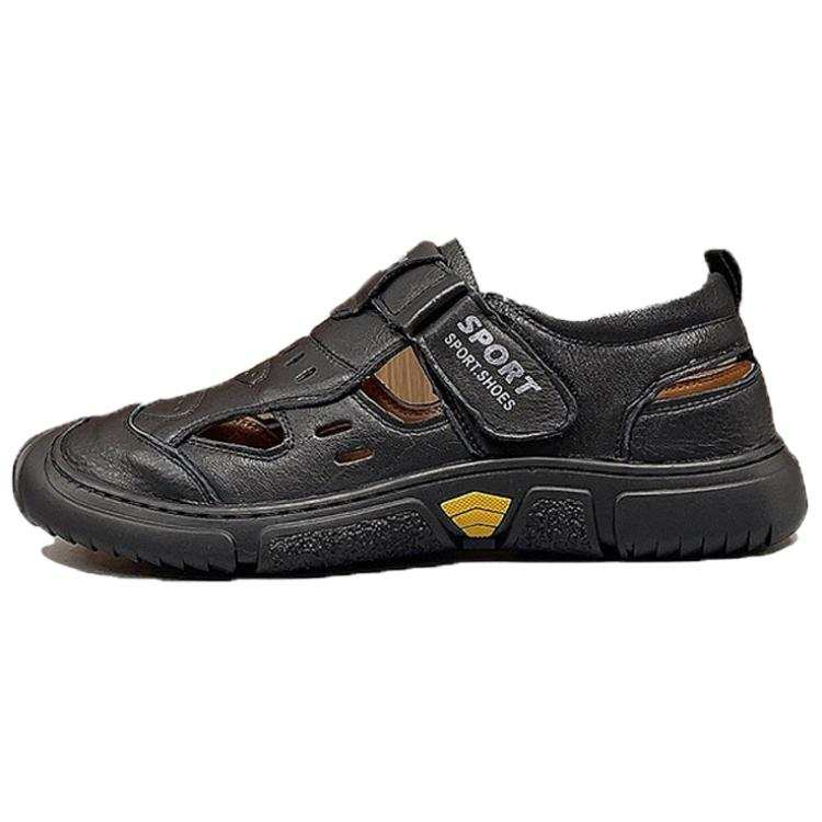 SENJIALUO Top Grain Cow Leather Slip Resistant Breathable Abrasion Resistant River Trekking Shoes Men's