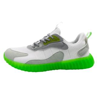 QIANJIN Breathable Mid top Casual Shoes Men's Green