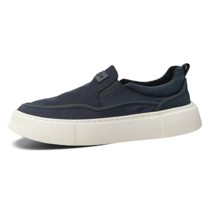 SENJIALUO Denim Casual Shoes Men's Black