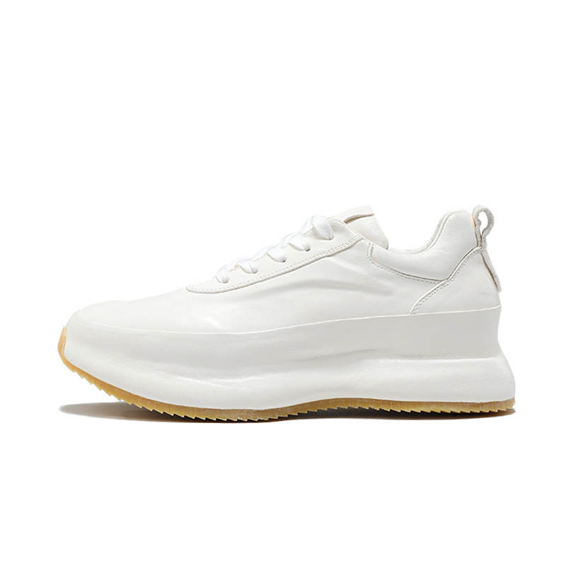 IGESHI Abrasion Resistant Breathable Casual Shoes Men's Ivory White