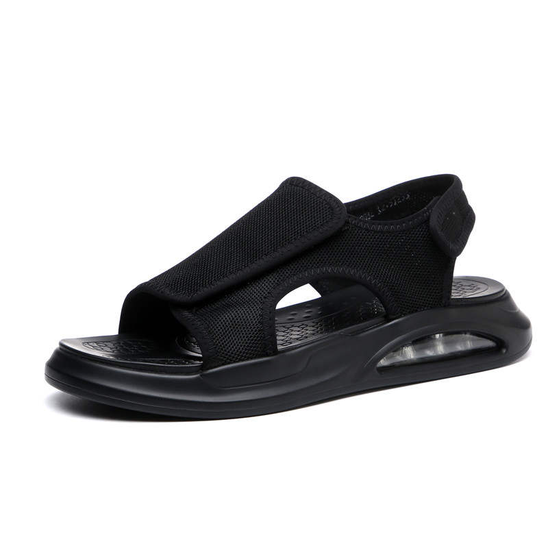 SENJIALUO Mesh Beach Sandals Men's Black