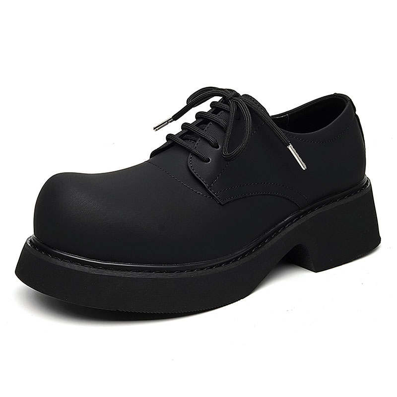 KAQIAODI Microfiber Leather Casual Shoes Men's Black