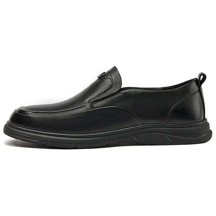 AOKANG Casual Leather Shoes Men's Black