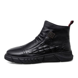 YIMINU Ankle Boots Men's Black