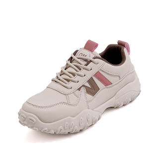 JOHLIN DREAM Synthetic Leather Breathable Height Increasing Breathable Height Increasing Low top Casual Shoes Women's